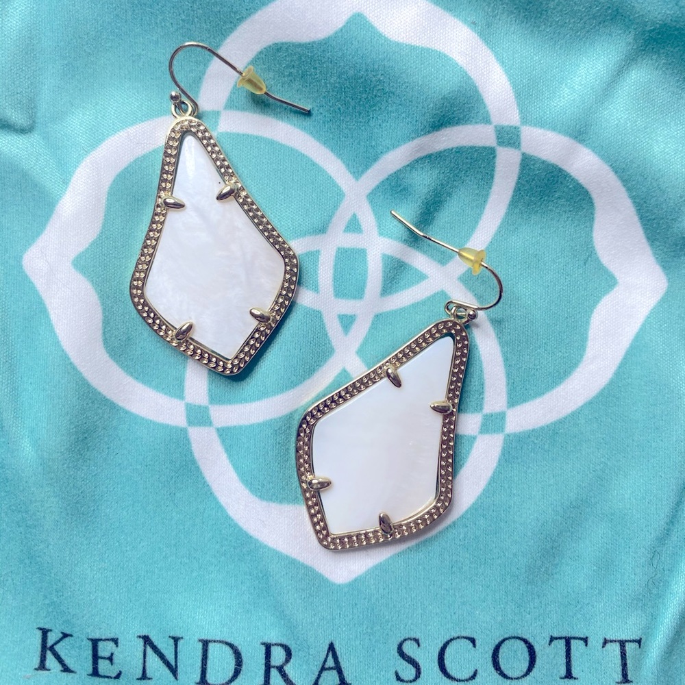 Kendra Scott Alex Gold White Mother-Of-Pearl